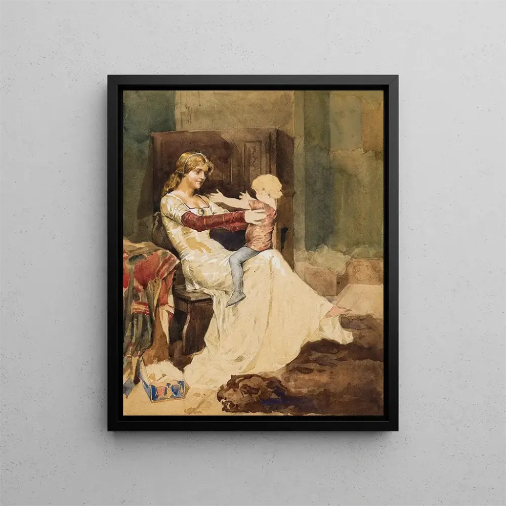 Maalaus Königin Blanka - Albert Edelfelt | Taidetuloste