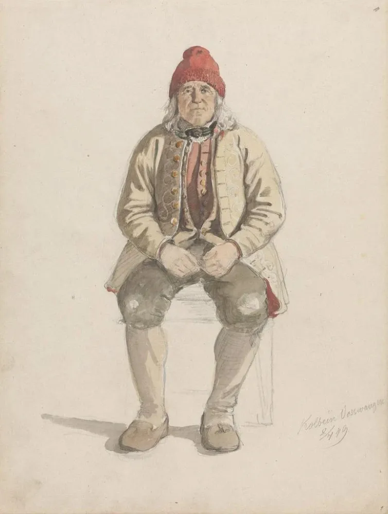 Maalaus Kolbein Vossevangen Voss - Adolph Tidemand | Taidetuloste
