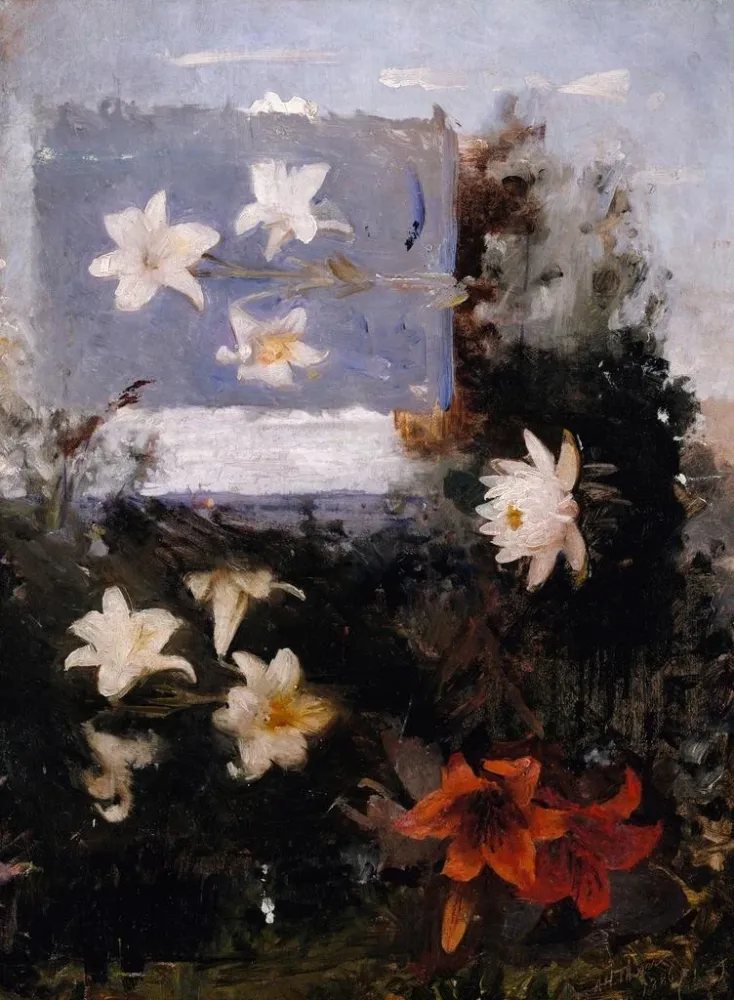 Maalaus Kukkaopetus - Abbott Handerson Thayer | Taidetuloste