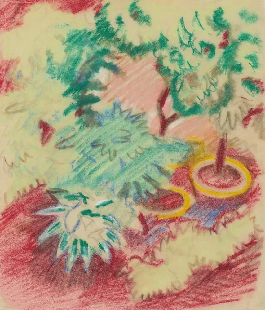 Maalaus Kukkaruukut - August Macke