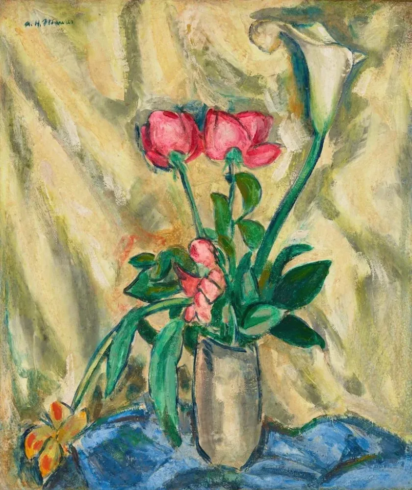 Maalaus Kukkavase - Alfred Henry Maurer | Taidetuloste