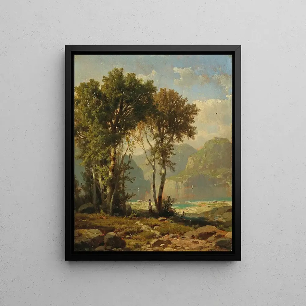 Maalaus Lac des Quatre-Cantons - Adolf Chwala | Taidetuloste