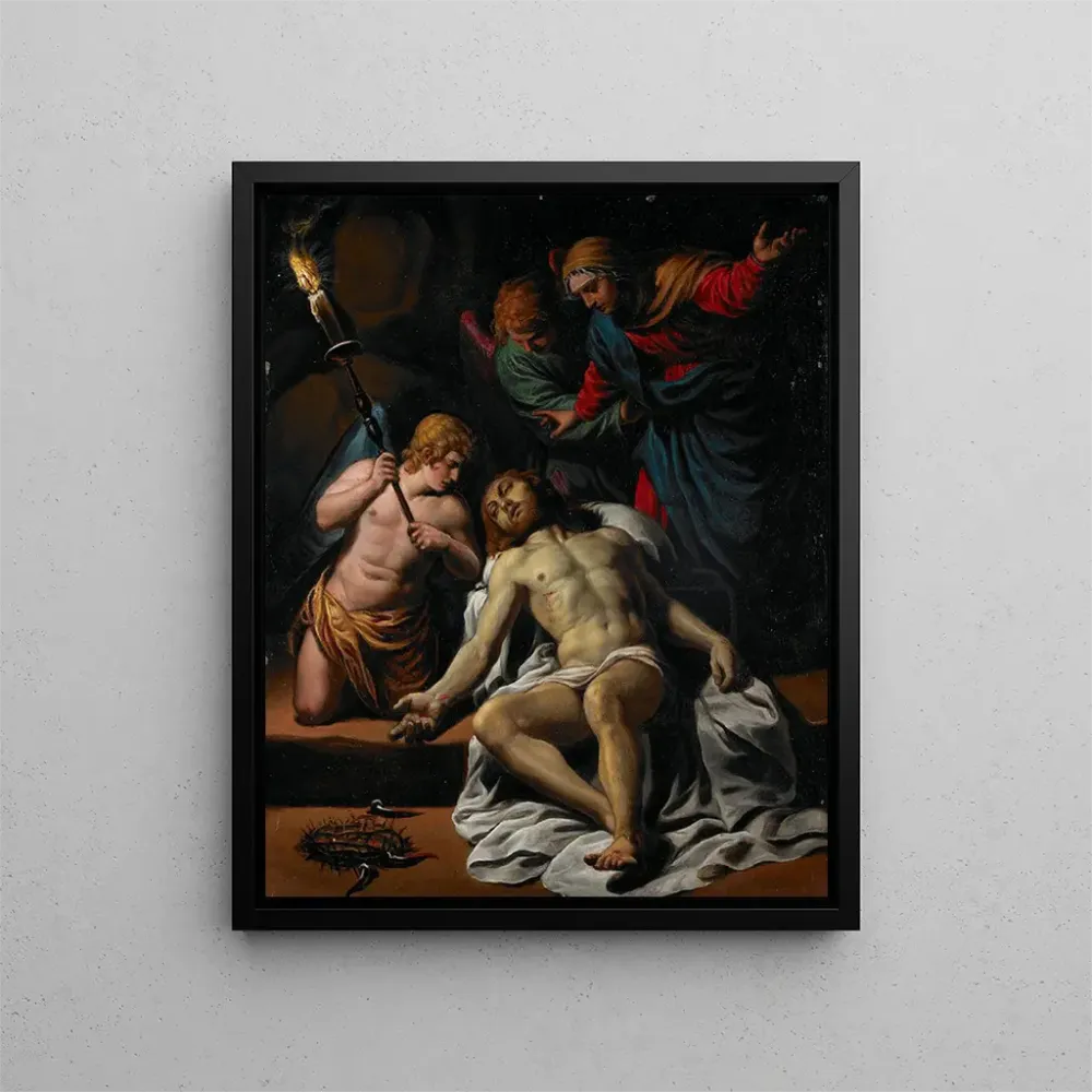 Maalaus La Lamentation - Alessandro Turchi | Taidetuloste