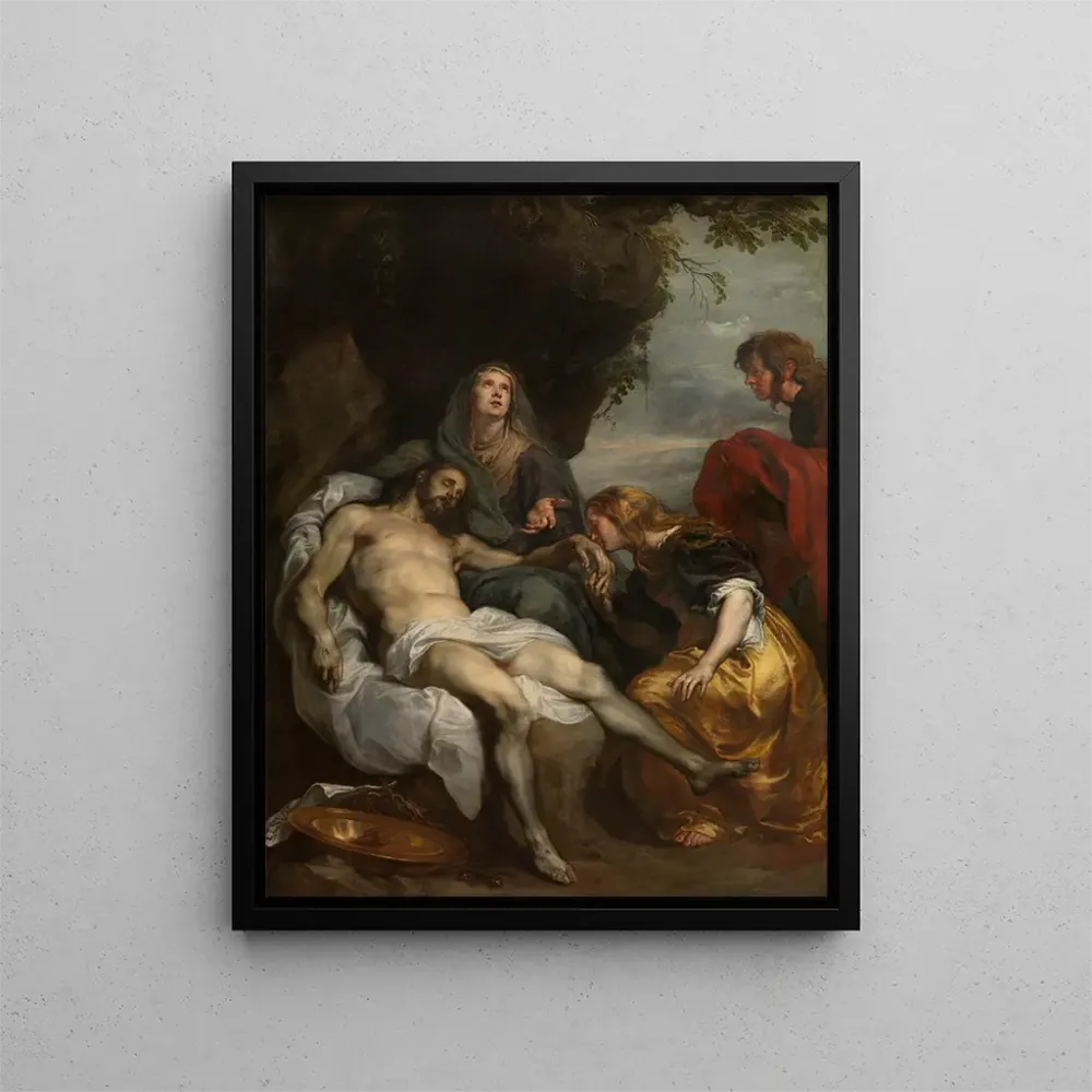Maalaus La Lamentation sur le Christ mort - Antoine van Dyck | Taidetuloste