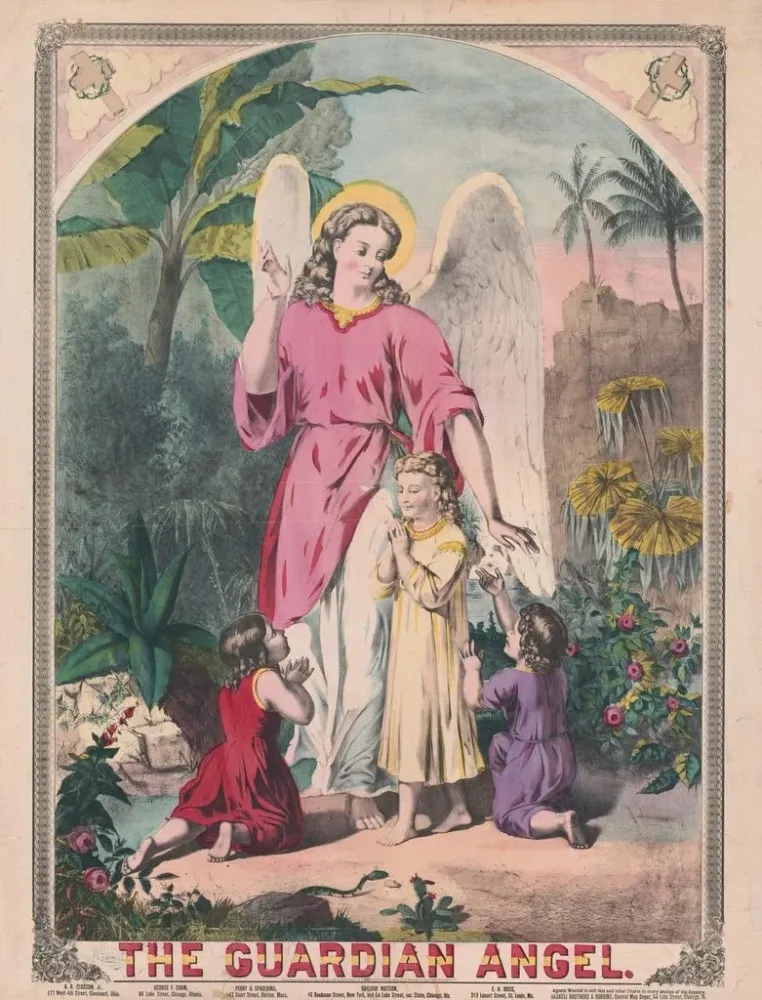 Maalaus L'Ange gardien - H. H. Lloyd Co | Taidetuloste