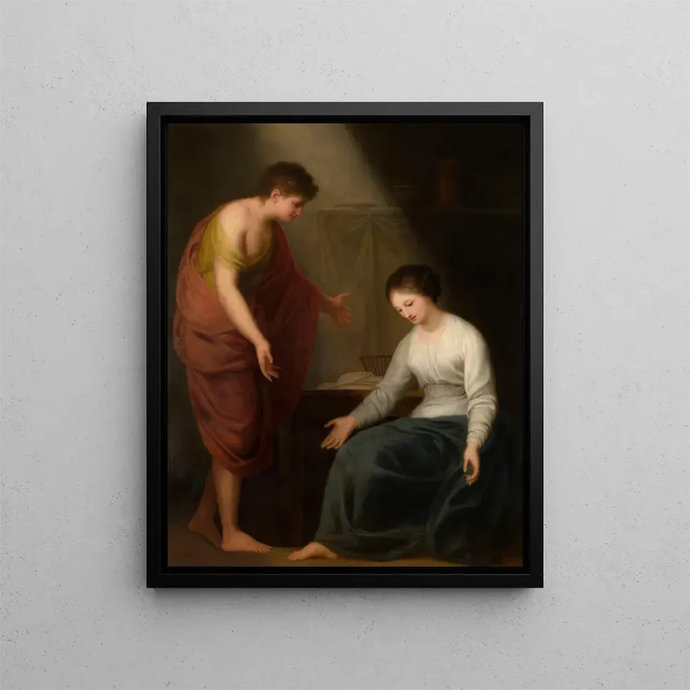 Maalaus L'Annonciation - Andries Cornelis Lens