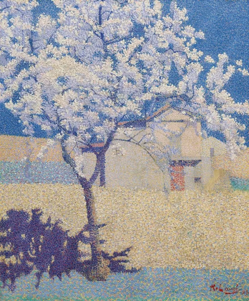 Maalaus L'Arbre en fleur - Achille Laugé | Taidetuloste