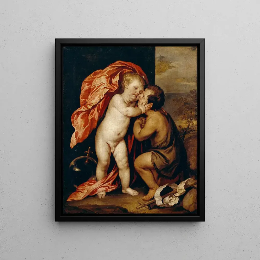 Maalaus Lasten Jeesus ja Pyhä Johannes Kastaja - Antoine van Dyck | Taidetuloste