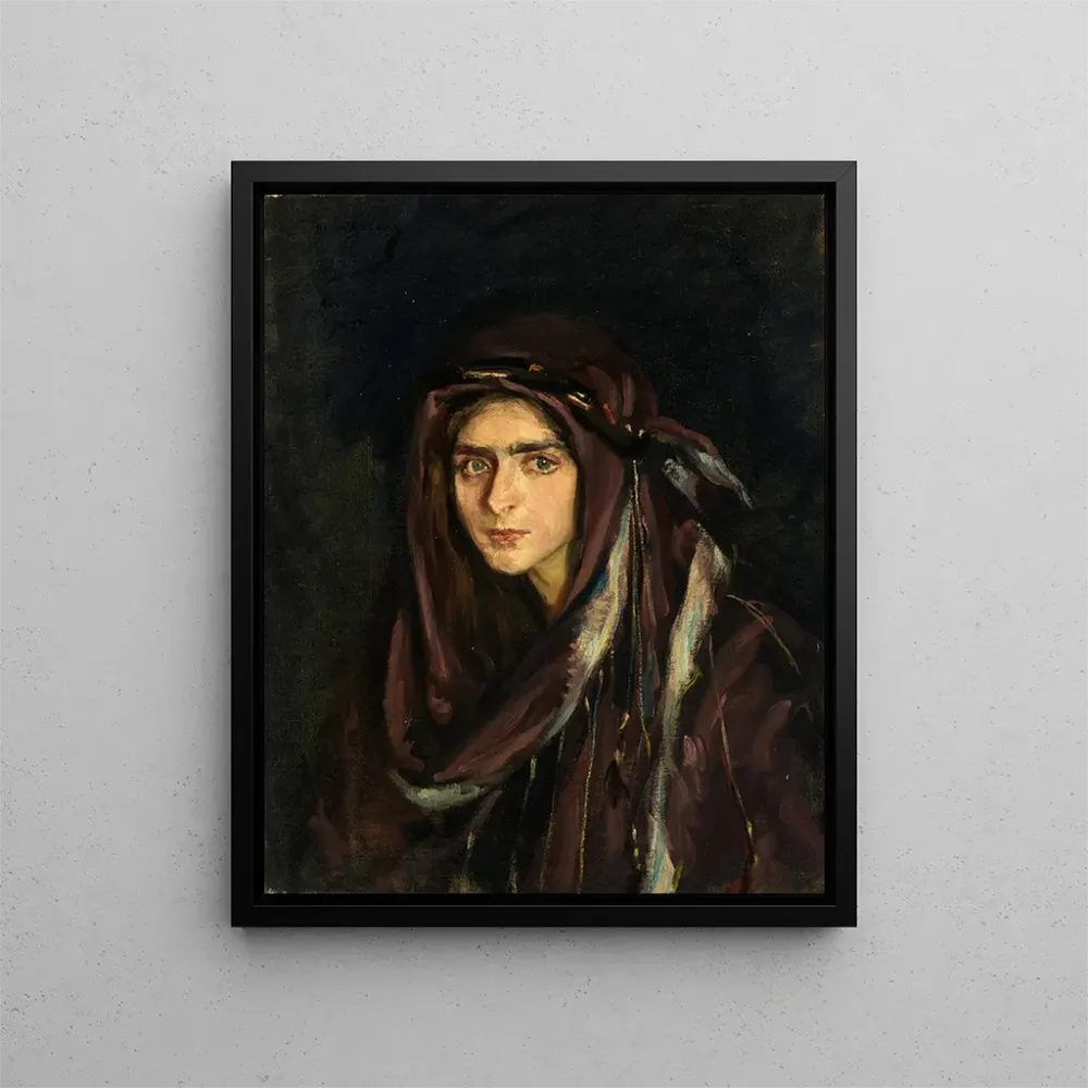 Maalaus Laura arabialaisessa puvussa - Alice Pike Barney | Taidetuloste
