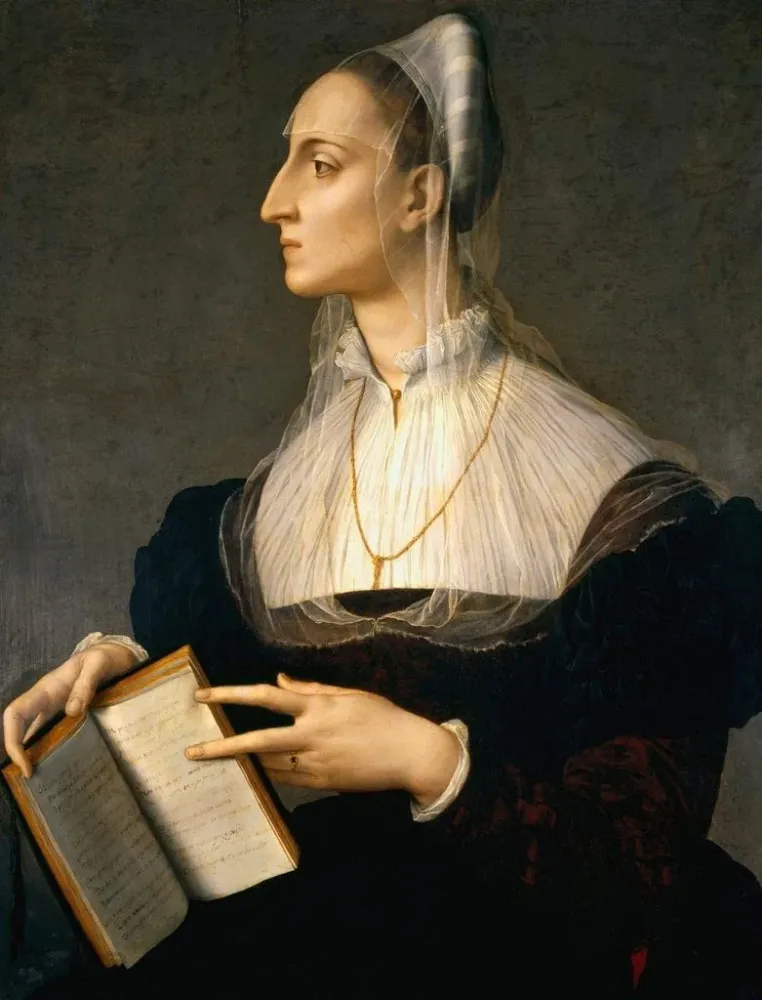 Maalaus Laura Battiferri - Agnolo Bronzino | Taidetuloste