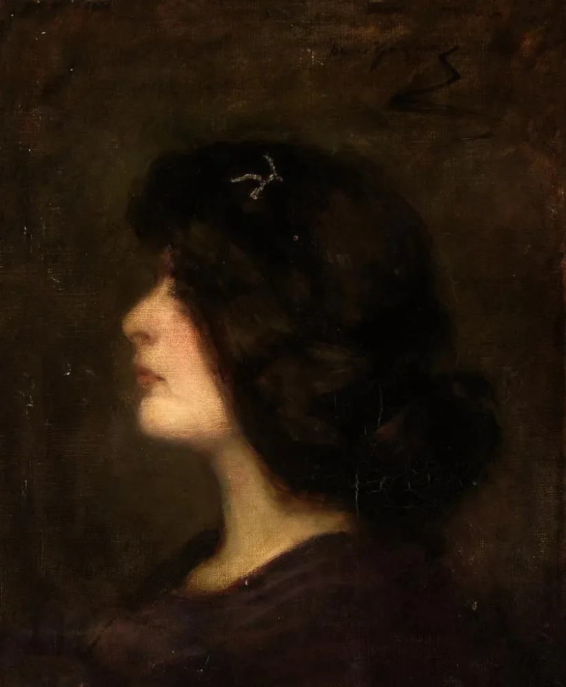 Maalaus Laura à quinze ans - Alice Pike Barney | Taidetuloste