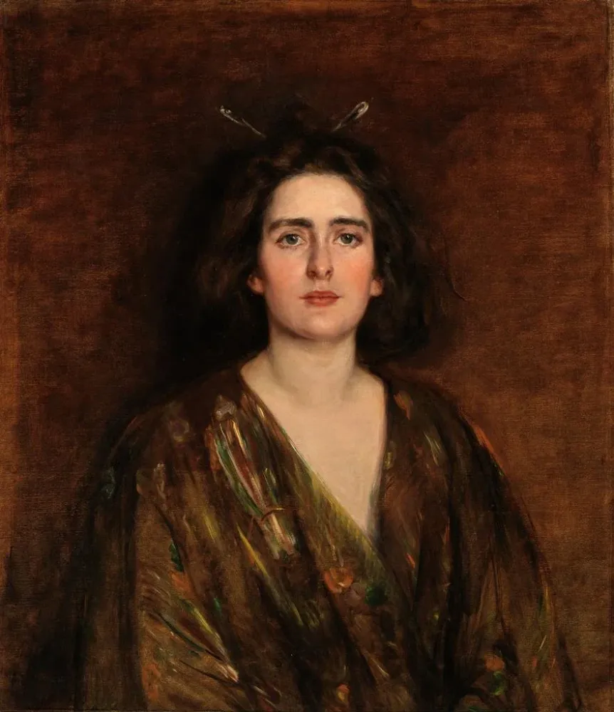 Maalaus Laura à seize ans - Alice Pike Barney | Taidetuloste