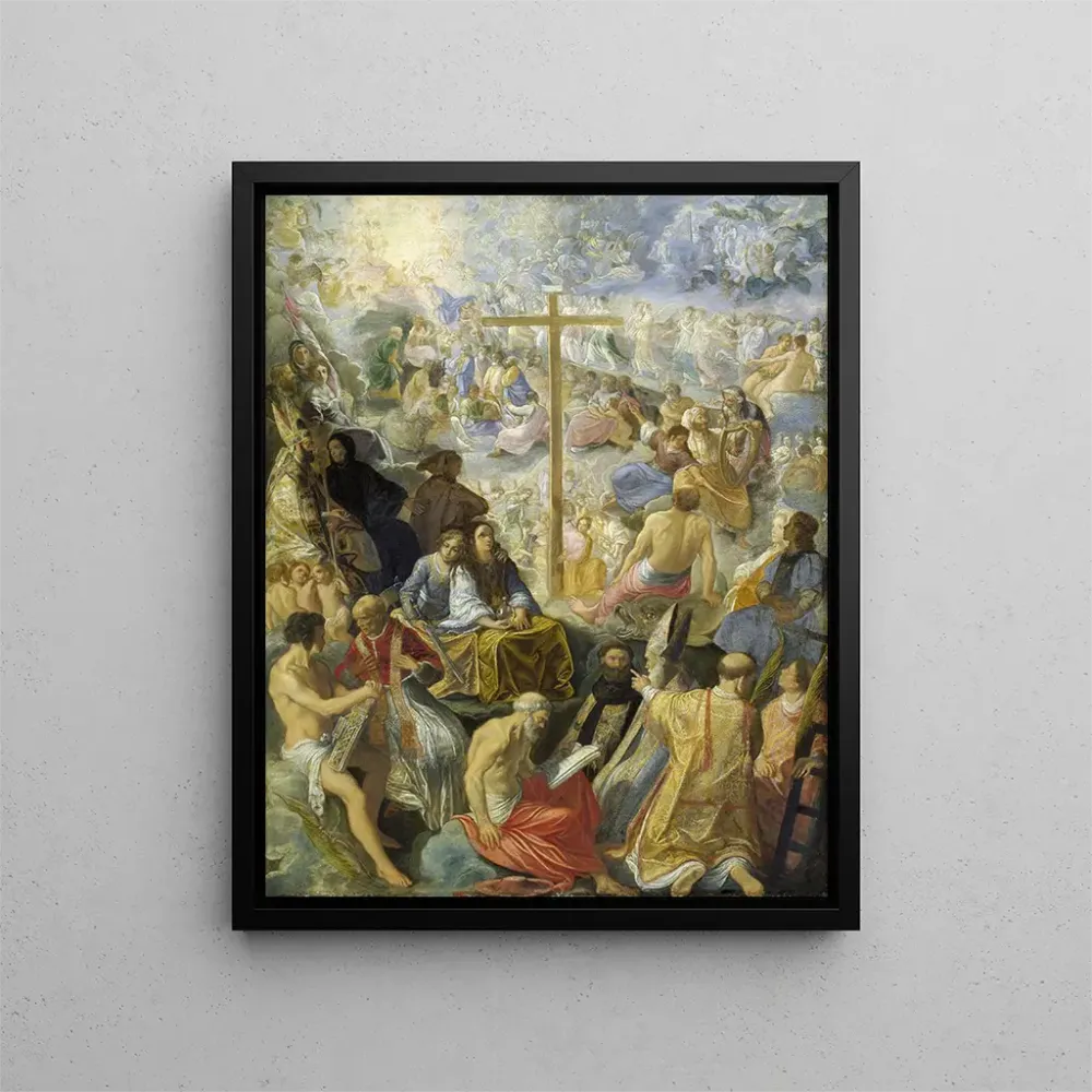 Maalaus L'Autel de Francfort de l'Exaltation de la Vraie Croix - Adam Elsheimer | Taidetuloste