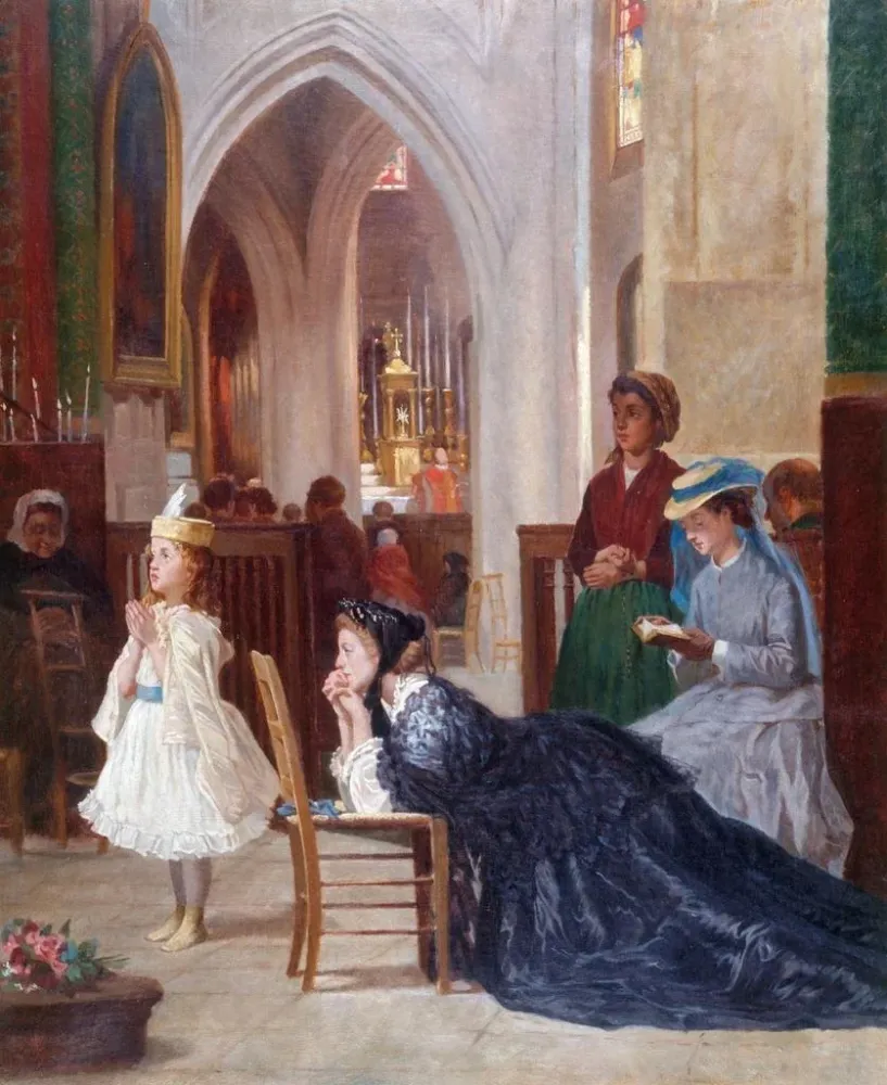 Maalaus Lâcher - Auguste Dutuit | Taidetuloste