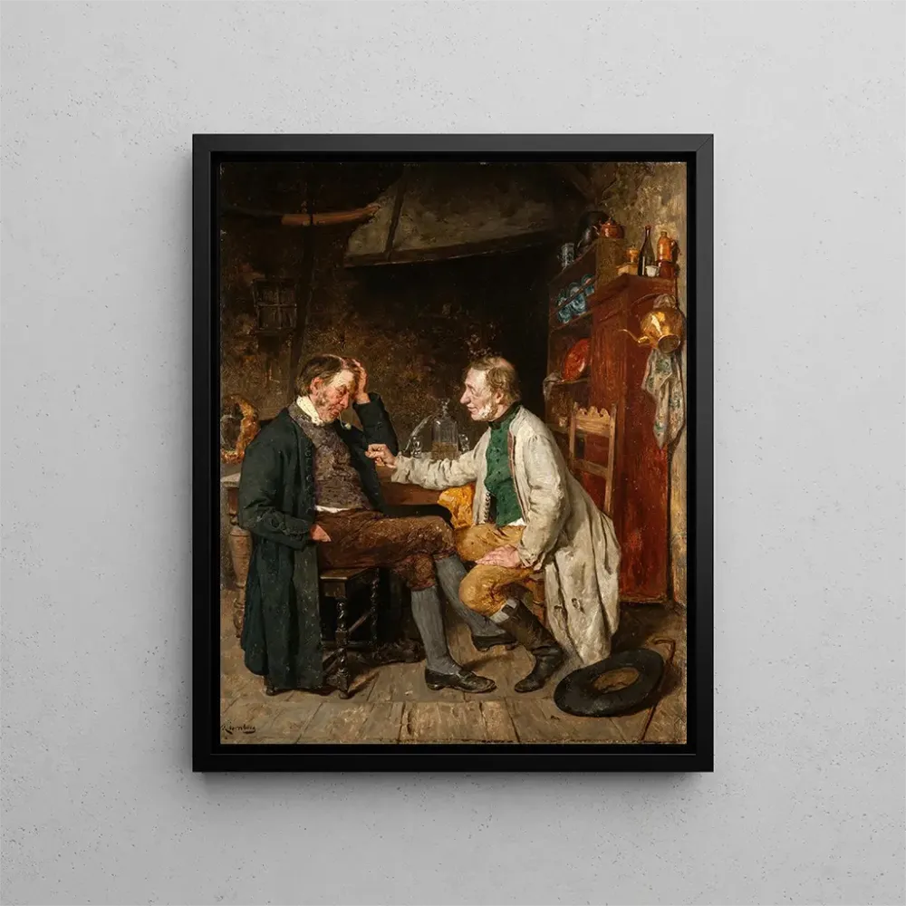 Maalaus L'emprunteur - August Jernberg | Taidetuloste