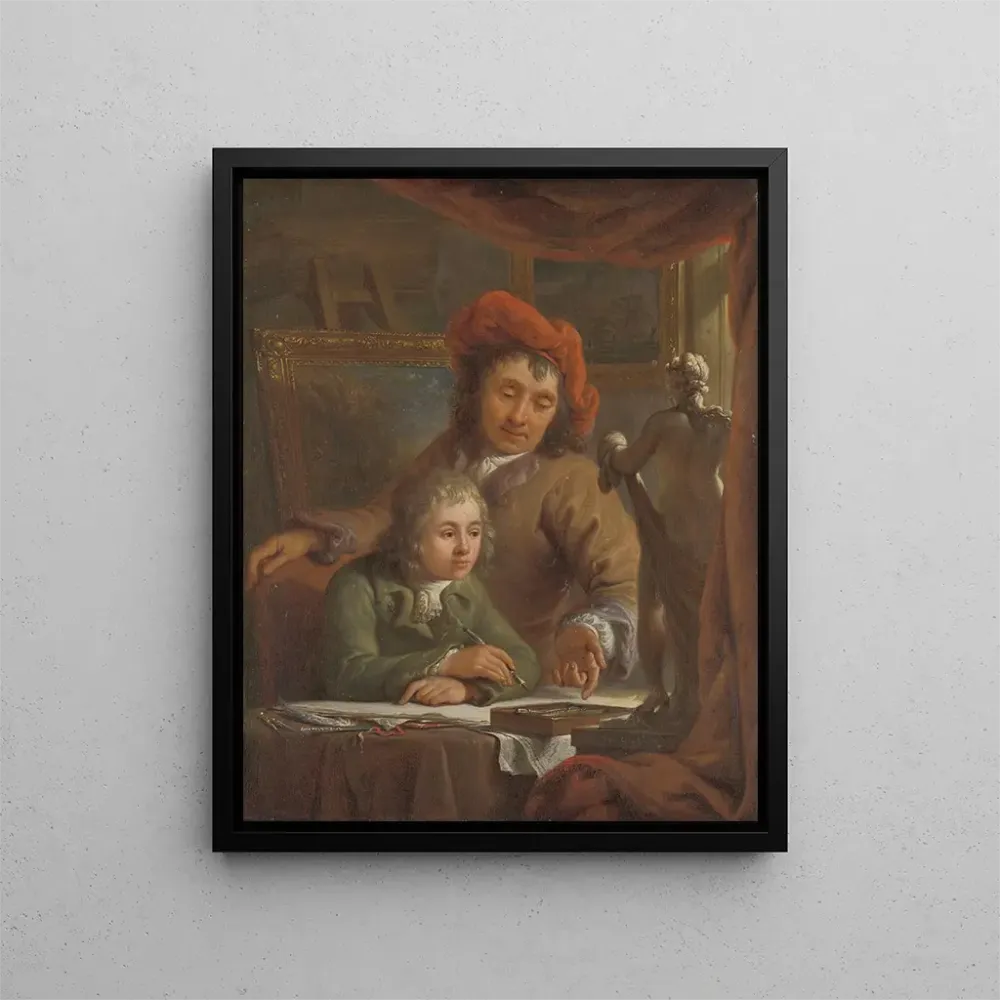 Maalaus La leçon de dessin - Abraham van Strij | Taidetuloste