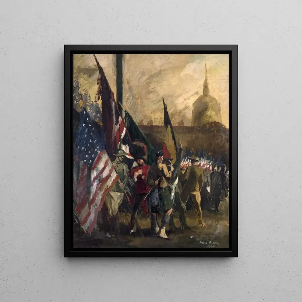 Maalaus Les Alliés - André Charles Mare | Taidetuloste
