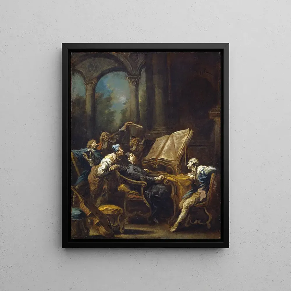Maalaus Les Choristes - Alessandro Magnasco | Taidetuloste