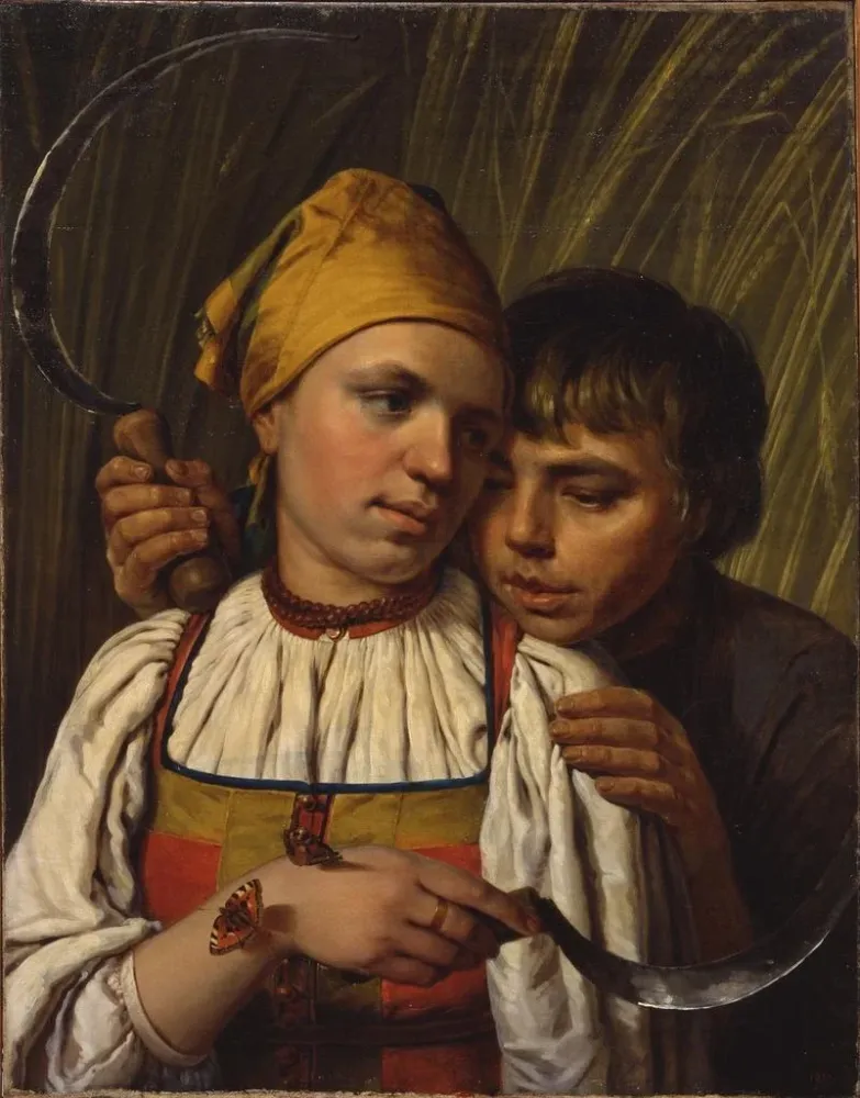 Maalaus Les faucheurs - Alexei Venetsianov | Taidetuloste