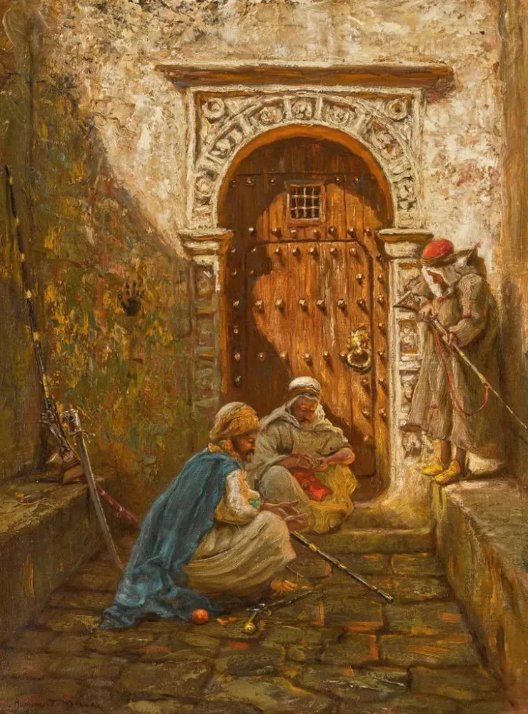 Maalaus Les Gardes - Addison Thomas Millar | Taidetuloste