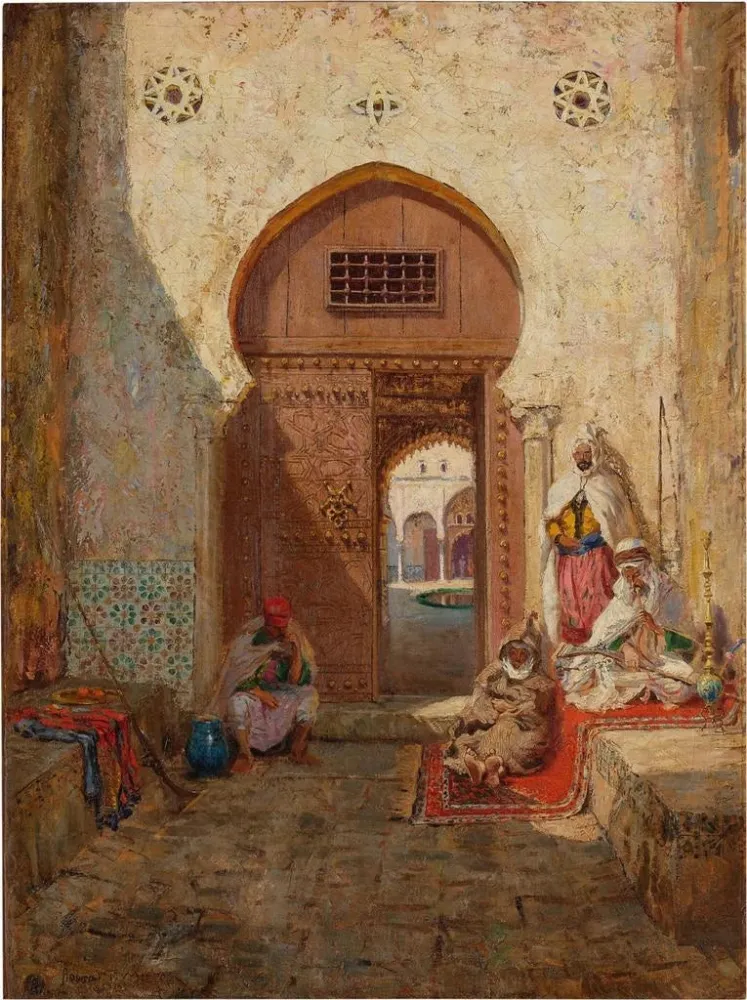 Maalaus Les Gardes du Palais - Addison Thomas Millar | Taidetuloste