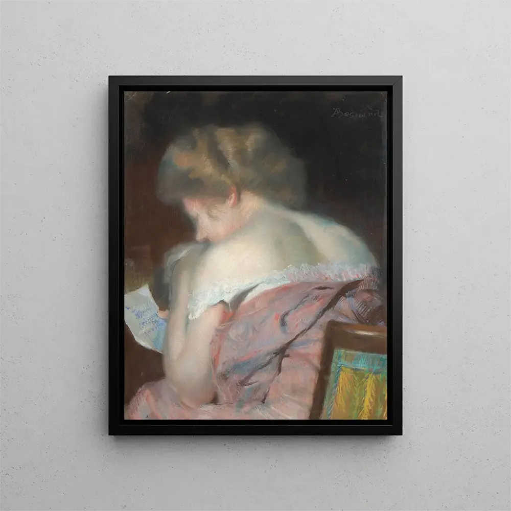 Maalaus La Lettre - Albert Besnard | Taidetuloste