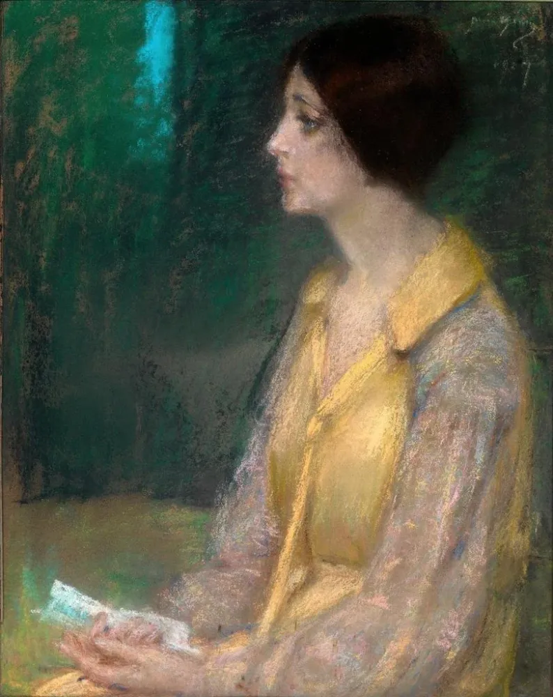 Maalaus La lettre - Alice Pike Barney | Taidetuloste