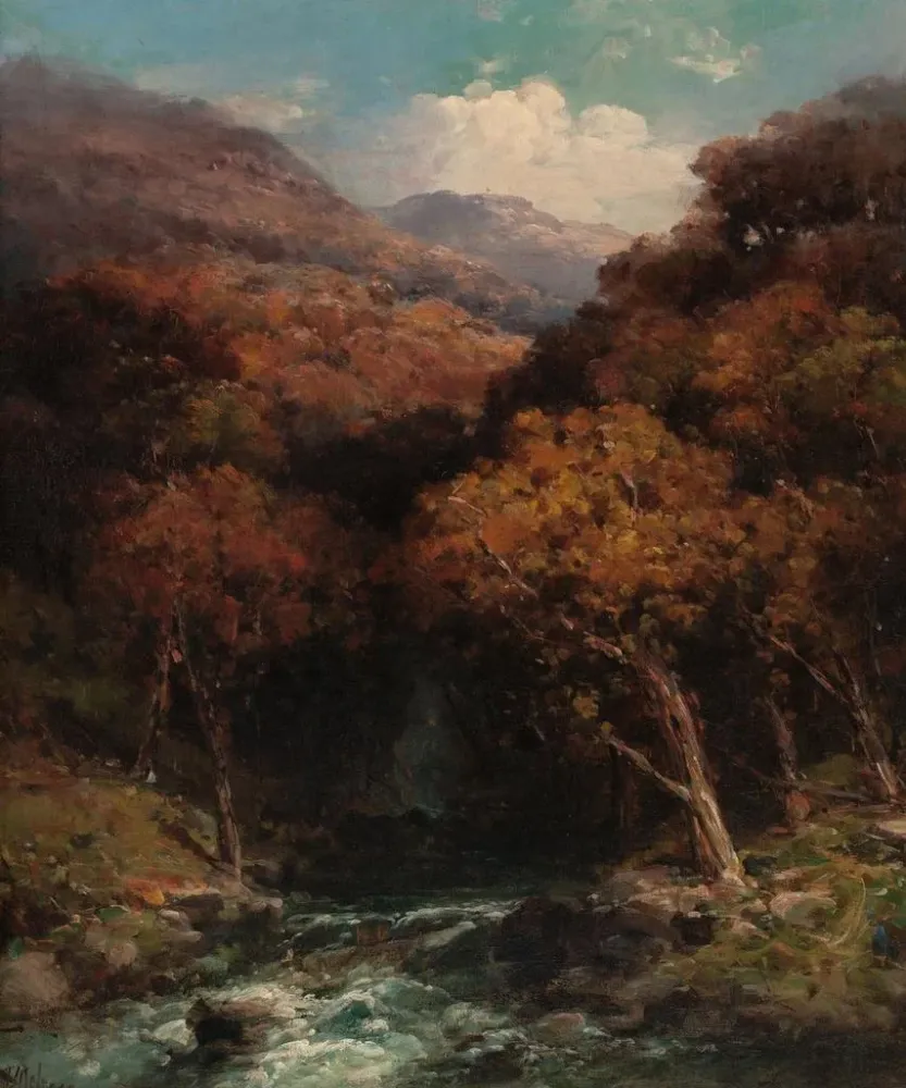 Maalaus Lit du ruisseau Forest - Andrew Melrose | Taidetuloste