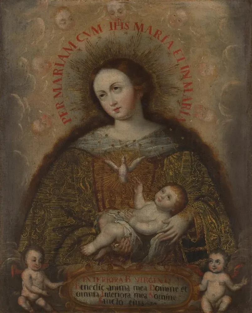 Maalaus L'âme de la Vierge Marie - Anonyymi