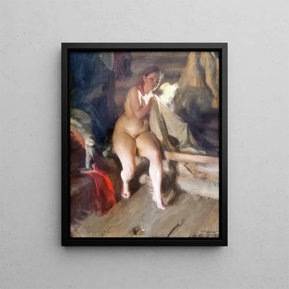 Maalaus Loftissa - Anders Zorn | Taidetuloste