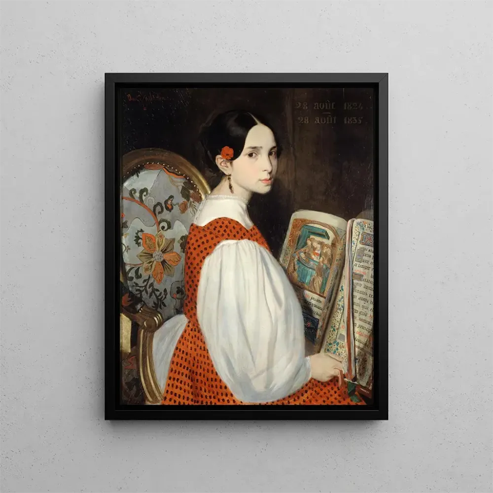 Maalaus Léopoldine au Livre d'Heures - Auguste de Châtillon | Taidetuloste