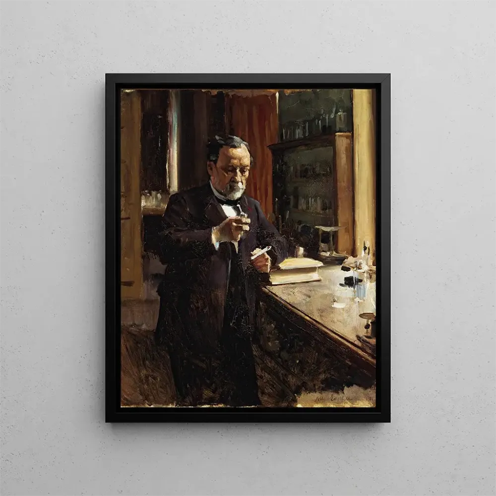 Maalaus Louis Pasteurin muotokuvan luonnos - Albert Edelfelt | Taidetuloste