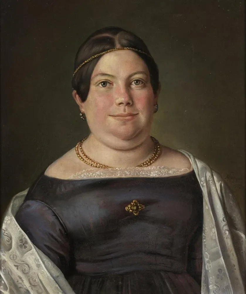 Maalaus Lovisa Isabelle Bjurberg 1814-1864 - Axel Johan Fägerplan | Taidetuloste