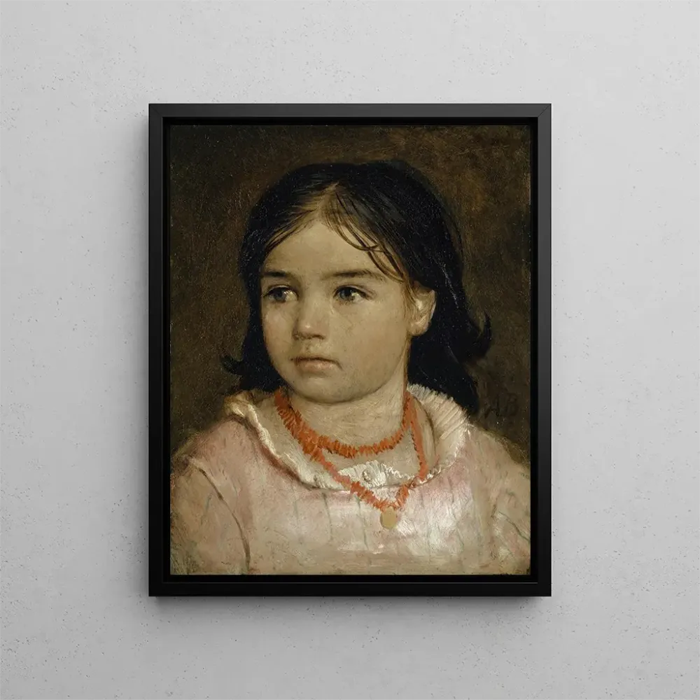 Maalaus Lucia-portretti, taiteilijan tytär - Arnold Böcklin | Taidetuloste