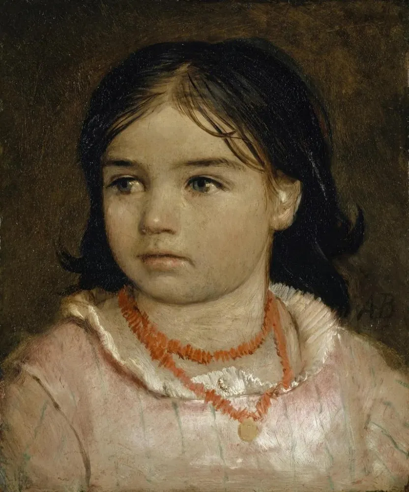 Maalaus Lucia-portretti, taiteilijan tytär - Arnold Böcklin | Taidetuloste