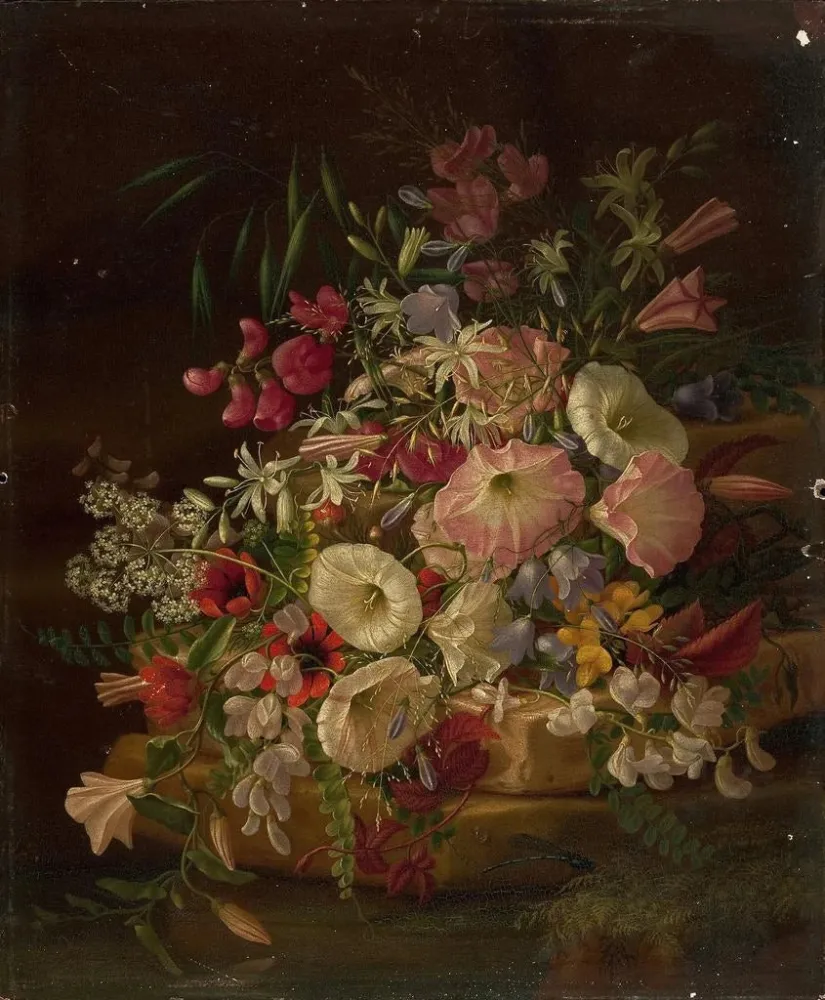 Maalaus luonnonkuva florale - Adelheid Dietrich | Taidetuloste
