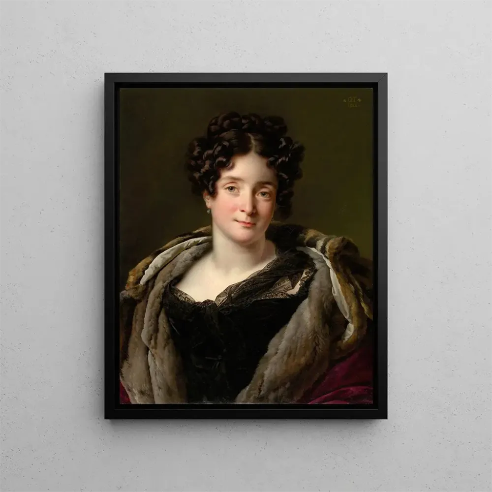 Maalaus Madame Jacques-Louistienne Reizet Colette-Désirée-Thérèse Godefroy 1782-1850 - Anne-Louis Girodet-Trioson | Taidet...
