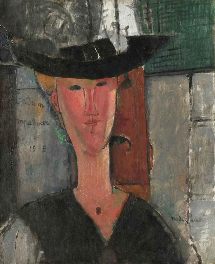Maalaus Madame Pompadour - Amedeo Modigliani | Taidetuloste