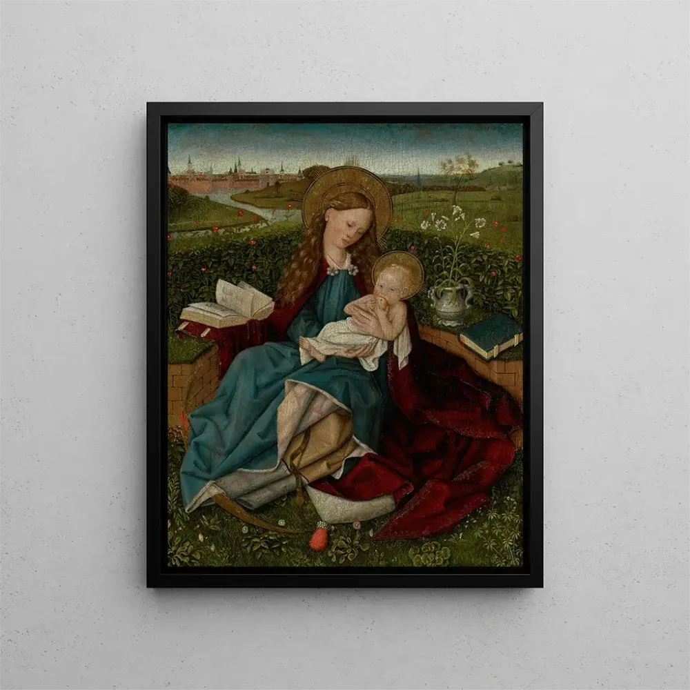 Maalaus La Madone de l'Humilité - Après Robert Campin | Taidetuloste