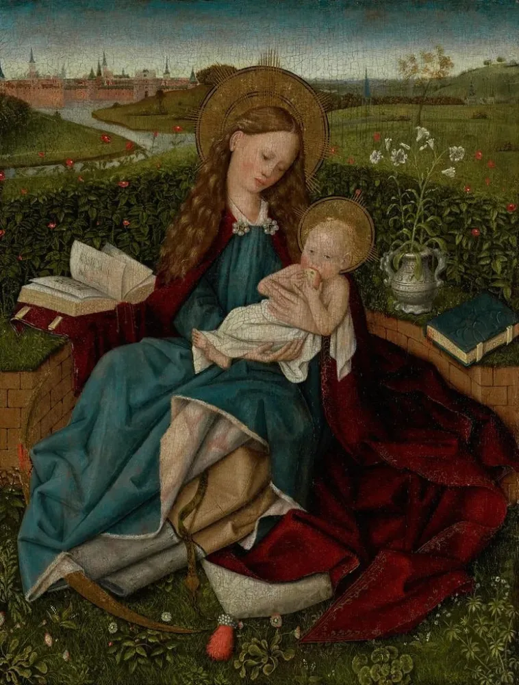 Maalaus La Madone de l'Humilité - Après Robert Campin | Taidetuloste