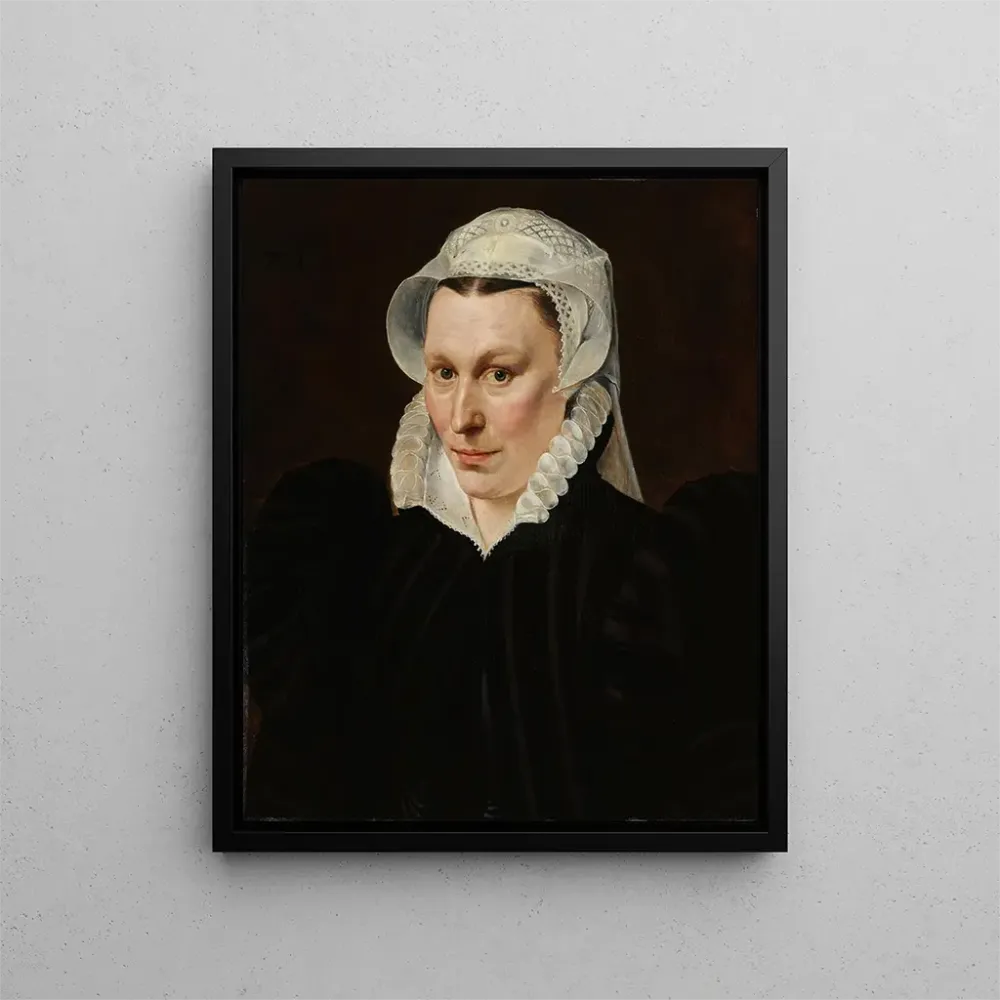 Maalaus Magdalena Plantin'n muotokuva - Adriaen Thomasz Key