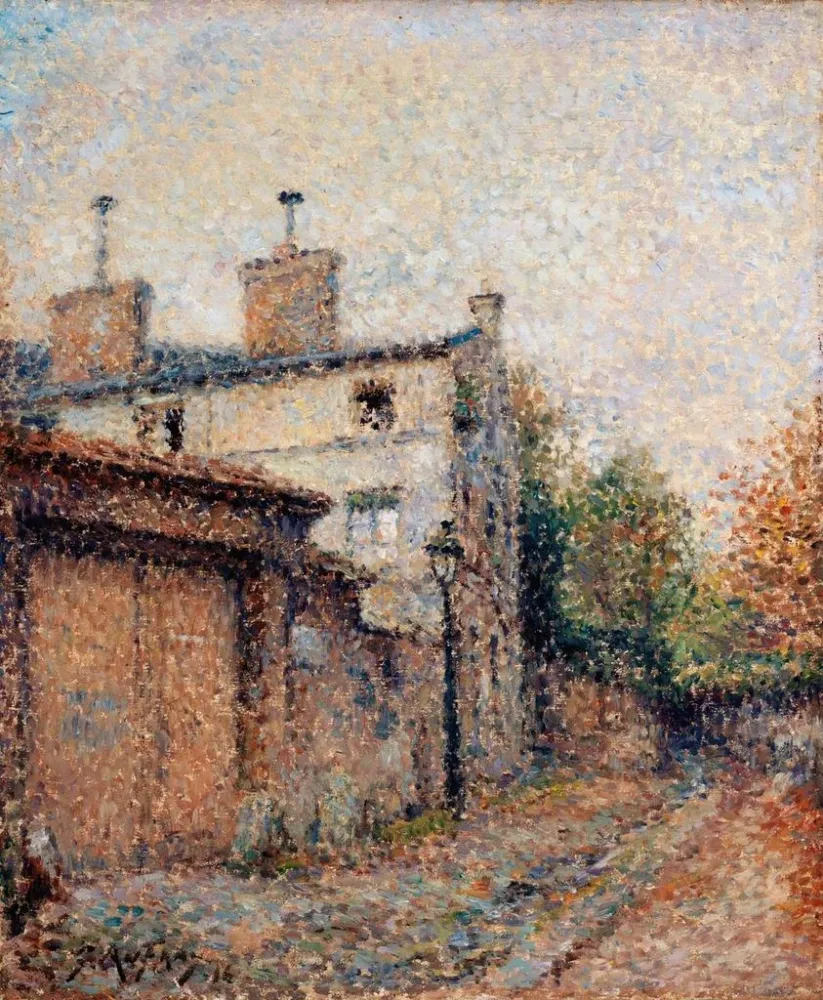 Maalaus La maison de Balzac, rue Berton, Passy - Georges Aufray | Taidetuloste