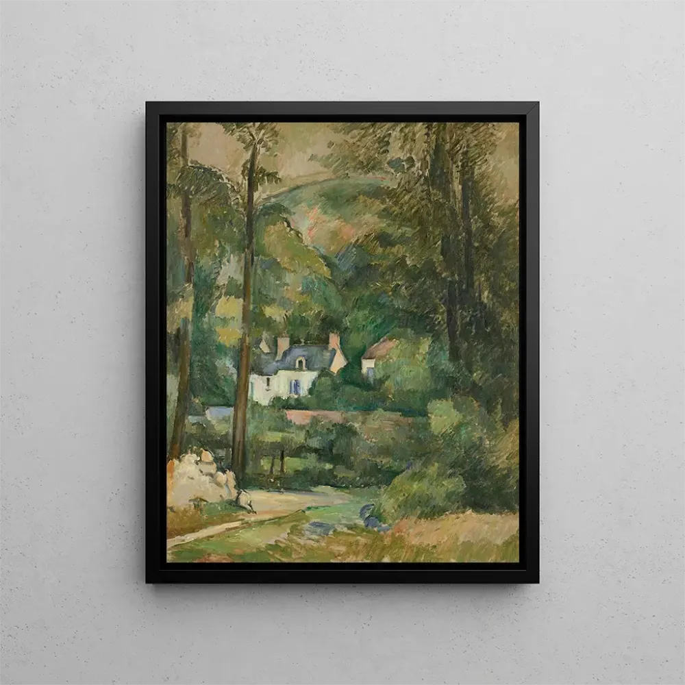 Maalaus Maisons au Chou, Pontoise - Paul Cézanne | Taidetuloste