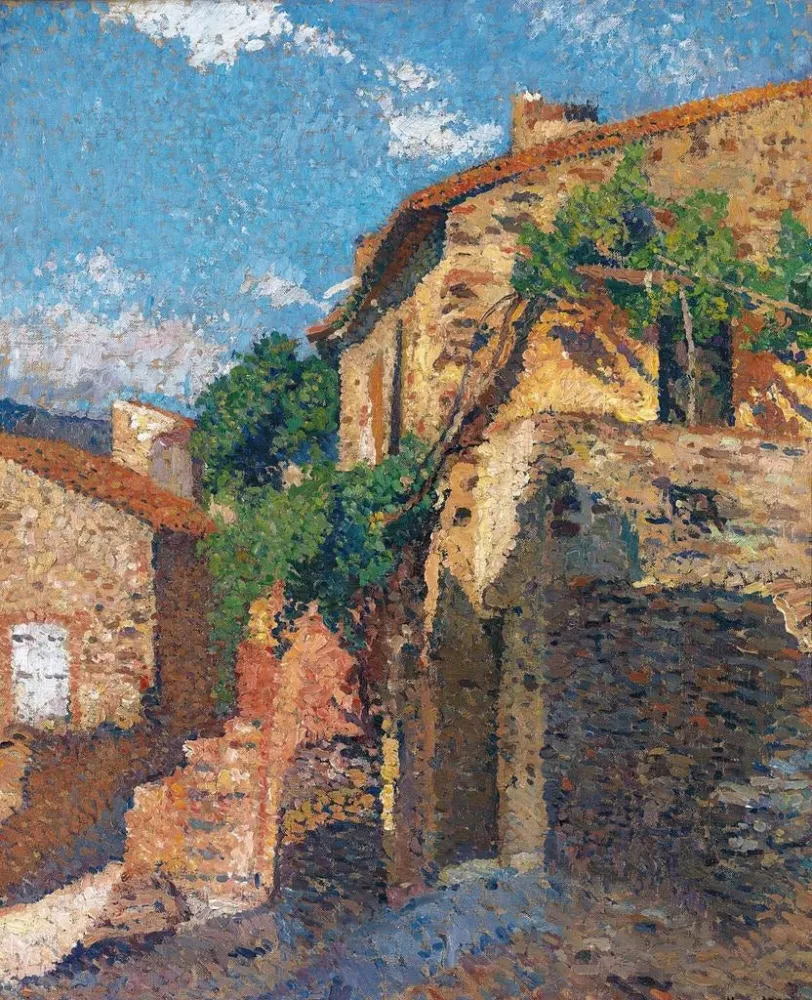Maalaus Maisons à Collioure - Henri Martin | Taidetuloste