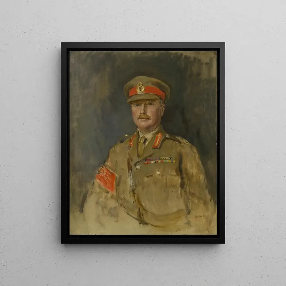 Maalaus Major-général C. E. Lawrie C.B. C.M.G. D.S.O. - Ambrose McEvoy