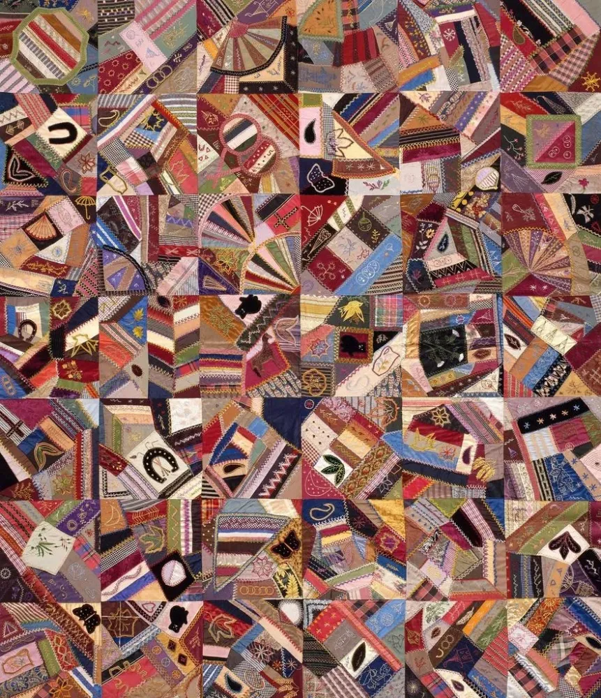 Maalaus malli Quilt Top Crazy - Anonyymi | Taidetuloste