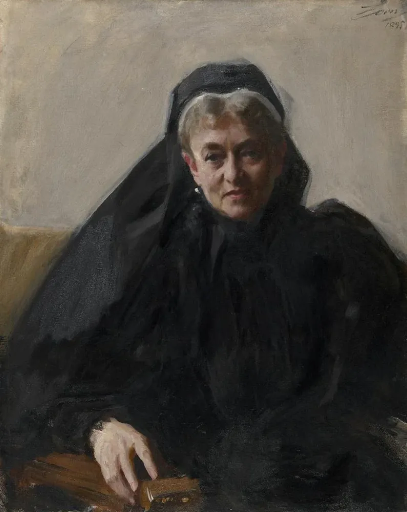 Maalaus Maria Sheldon Scammon - Anders Zorn | Taidetuloste