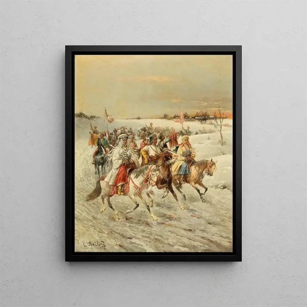 Maalaus Mariage cosaque - Adolf Baumgartner-Stoiloff | Taidetuloste