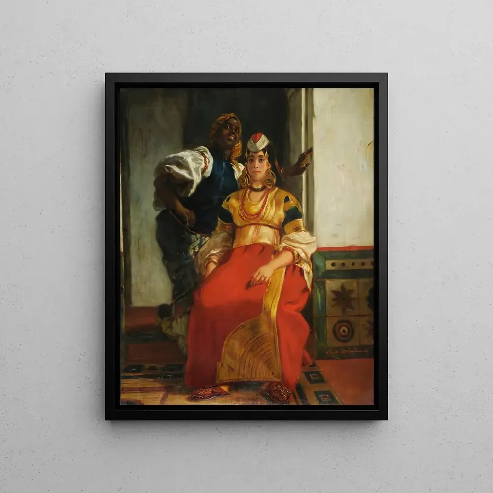 Maalaus Marie juive au Maroc - Alfred Dehodencq | Taidetuloste