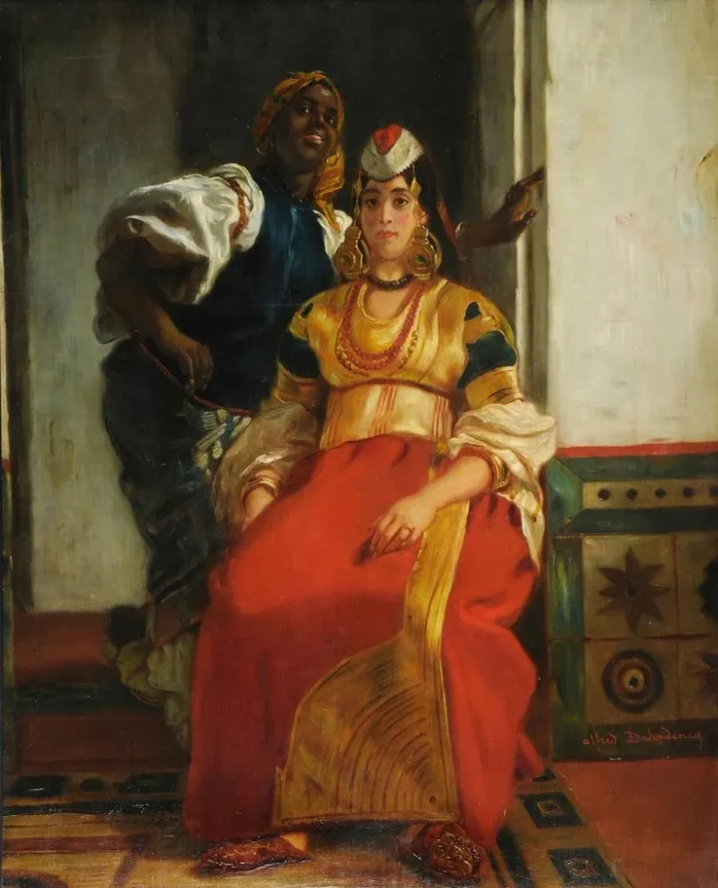 Maalaus Marie juive au Maroc - Alfred Dehodencq | Taidetuloste